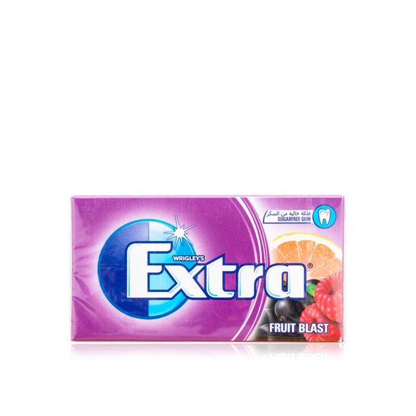 اشتري Wrigleys Extra sugar free fruit blast chewing gum 27g في الامارات