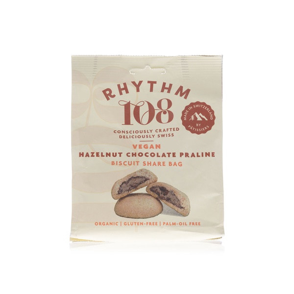 Rhythm 108 Vegan Hazelnut Chocolate Praline Biscuits 135g