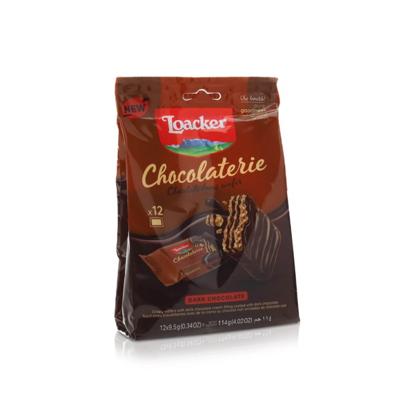 Loacker Chocolaterie Dark Chocolate Wafers x 12 114g