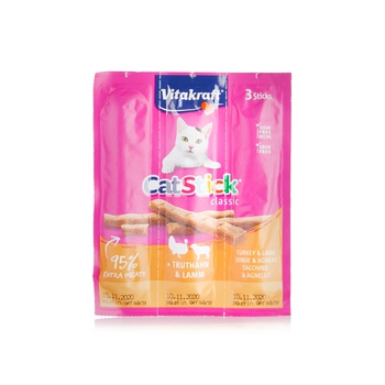Vitakraft Vita Turkey & Lamb Cat Stick x 3
