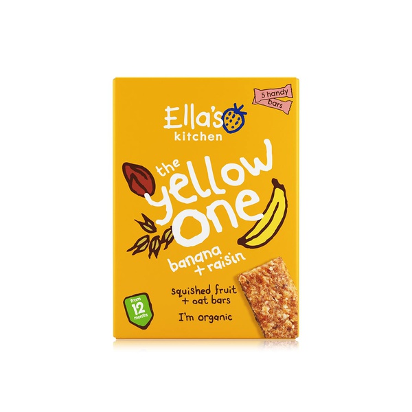 اشتري Ellas Kitchen oat bars banana & raisin 125g في الامارات