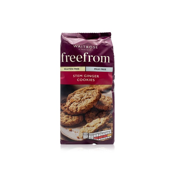 Waitrose Free From Gluten Free & Milk Free Stem Ginger Cookies 150g
