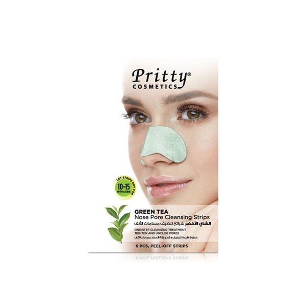 Pritty Nose Pore Strips Green Tea x 6