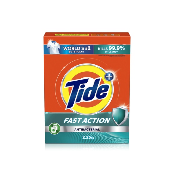 Buy Tide fast action antibacterial automatic washing powder 2.25kg in UAE
