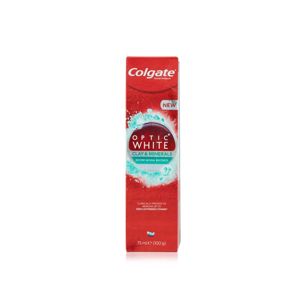 Colgate Optic White Clay & Minerals Toothpaste 75ml