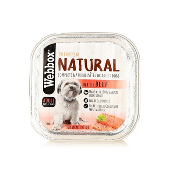 Webbox Beef Pate for Dogs 150g