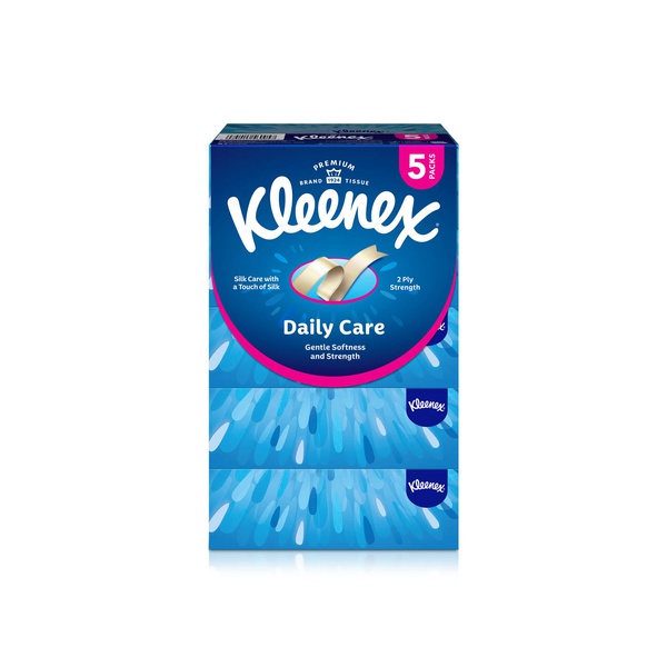اشتري Kleenex facial daily care 2 ply 5 pack في الامارات