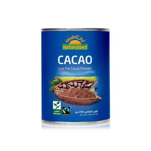 Natureland Low Fat Cocoa Powder 250g