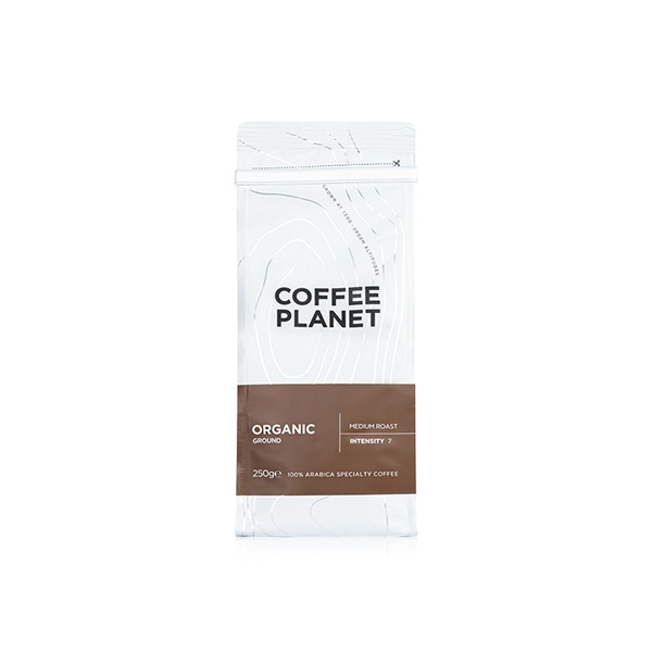 Buy Coffee Planet ground organic medium roast coffee 250g in UAE