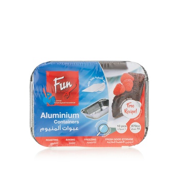 Fun Aluminium Container with Lid 870cc