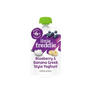 Little Freddie Creamy Blueberry & Banana Greek Style Yoghurt 100g