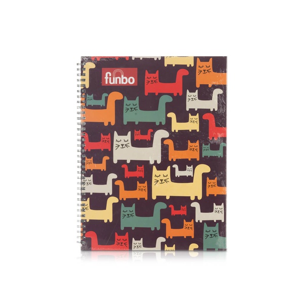 Fundo Notebook 1 A4 Kitty 80 Sheets