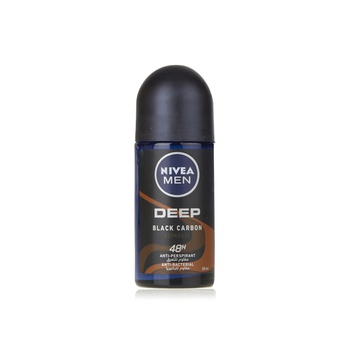 Nivea for Men Black Carbon Roll On Deodorant 50ml