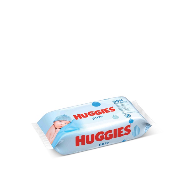 Huggies Pure Baby Cleansing Wipes 56s x 3 Packs