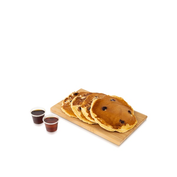 Blueberry Pancakes with Maple Syrup x 4