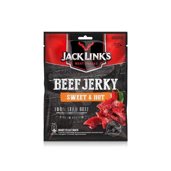 Buy Jack Links beef jerky sweet & hot 25g in UAE