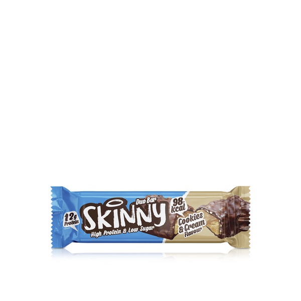 Skinny Protein Duo Bar Cookies & Cream Flavour 60g