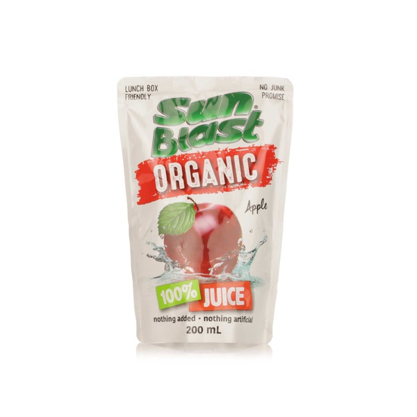 Buy Sunblast organic apple juice 200ml in UAE
