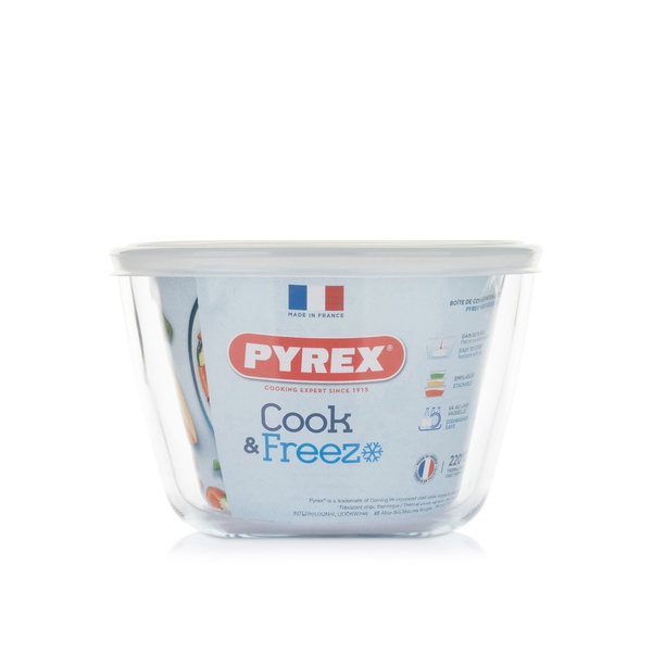 Pyrex Cook & Freeze Glass Storage Round 1.6L