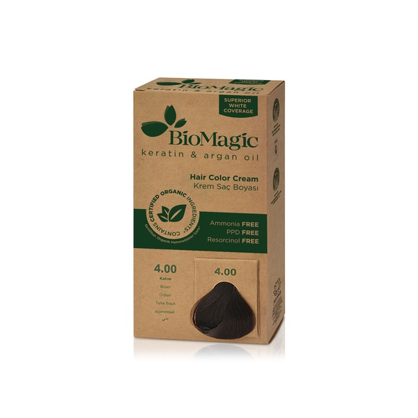 BioMagic Brown 4.0 Hair Colour Cream Kit
