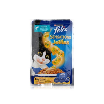 Felix Sensations Jellies Tuna & Spinach in Jelly Wet Cat Food 85g
