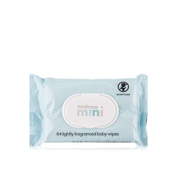 Waitrose Mini Fragranced Baby Wipes x 64