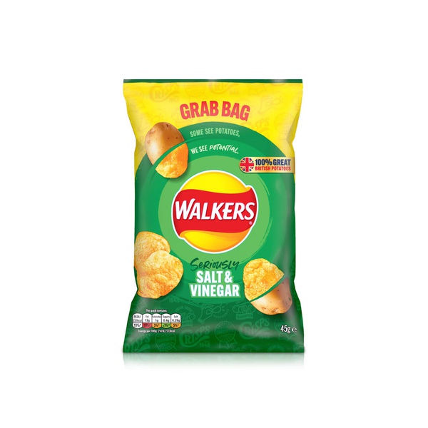 Walkers Salt & Vinegar Crisps 45g