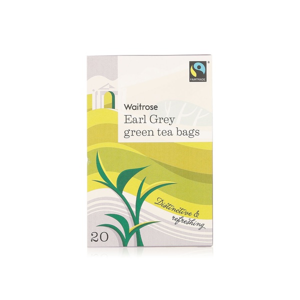 Waitrose Earl Grey Green Tea Bags X20 - Spinneys UAE