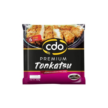 Cdo Premium Frozen Tonkatsu Pork Cutlets 420G