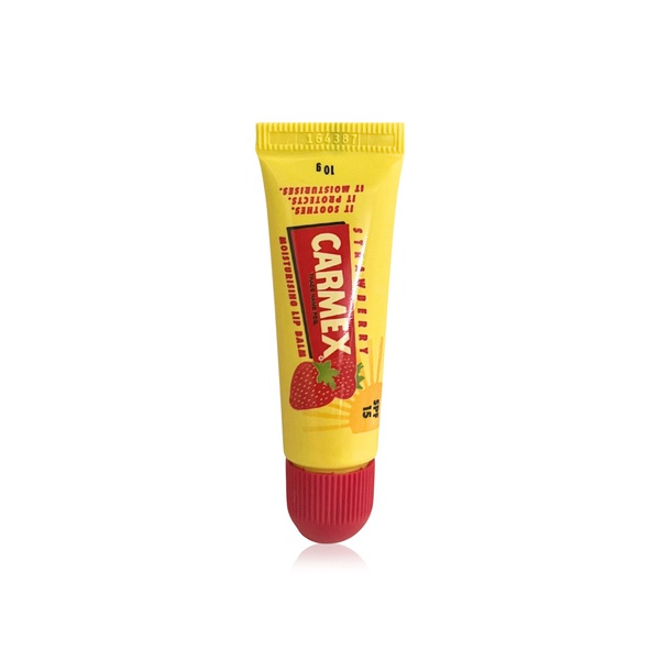 Carmex Strawberry Lip Balm Tube SPF15 10g