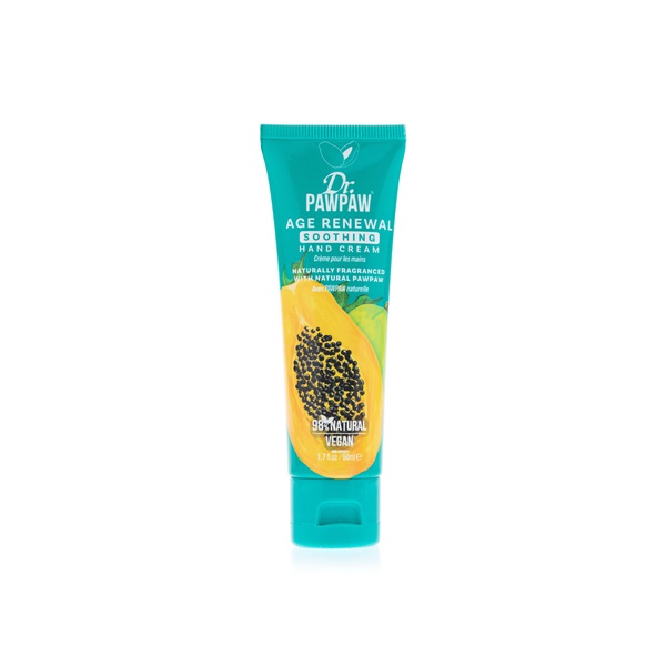 Buy Dr. PAWPAW age renewal soothing naturally fragranced hand cream 50ml in UAE