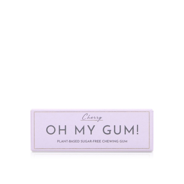 Oh My Gum Plant Based Sugar-Free Cherry Gum 19g