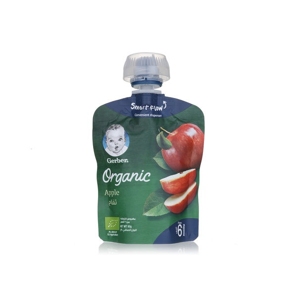اشتري Gerber organic apple puree 6+ months 90g في الامارات