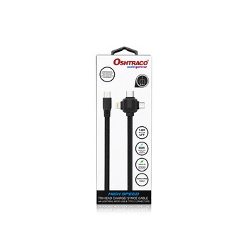 Oshtraco Mobipower Tri Head Charging Cable