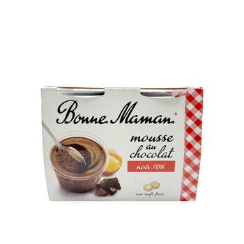 Bonne Maman Intense Dark Chocolate Mousse 50g x 4