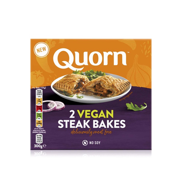 Quorn Frozen Vegan Steak Bakes 300G