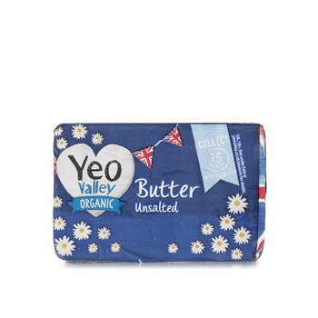 Yeo Valley Organic Unsalted Butter 200g