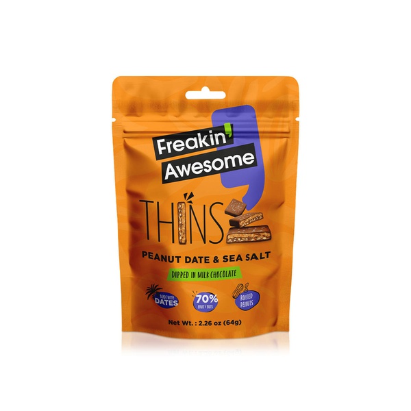 Freakin' Awesome Peanut Date & Sea Salt Thins 64g
