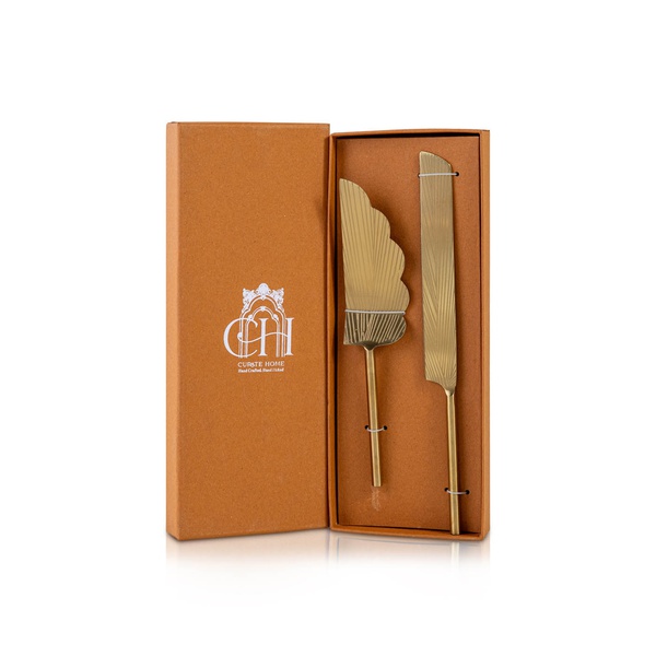 Curate Home Cake Knife and Server x 2