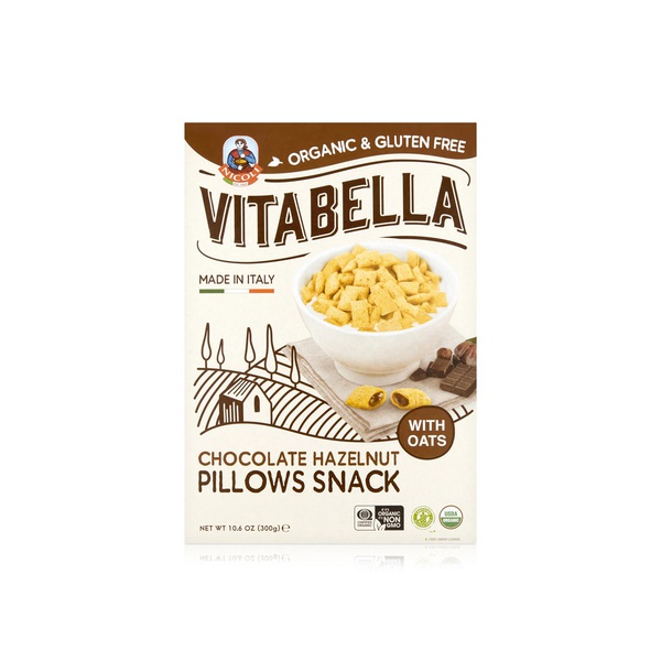 Vitabella Organic & Gluten-Free Chocolate Hazelnut Pillow Snacks 340g