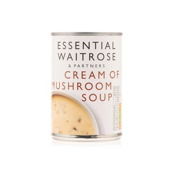 Waitrose Essential Cream of Mushroom Soup 400g