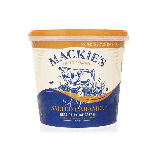 Buy Mackies indulgent salted caramel ice cream 1l in UAE