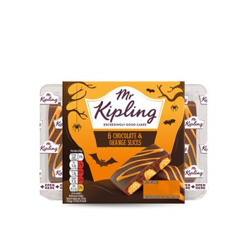 Mr Kipling Milk Chocolate & Orange Cake Slices x 6