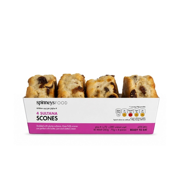 Spinneysfood Sultana Butter Scones 280g