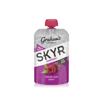Graham's Skyr Raspberry Icelandic Style Fat-Free Yoghurt 150g