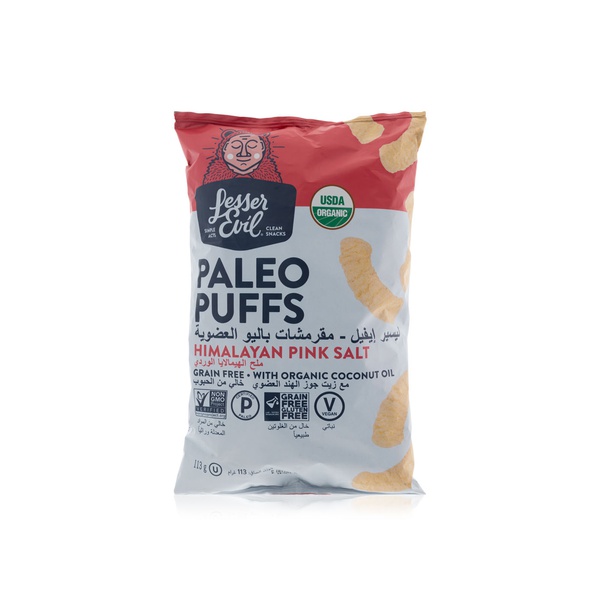 Lesser Evil Himalayan Pink Salt Paleo Puffs 113g