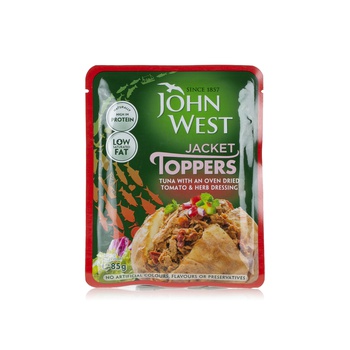 John West Jacket Toppers Tuna Tomato and Herb 85g