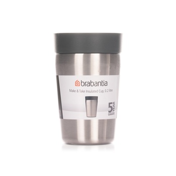Brabantia Make & Take Insulated Cup Grey 0.2 litre