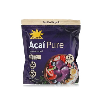Amazonia Frozen Organic Unsweetened Acai Pure 400G