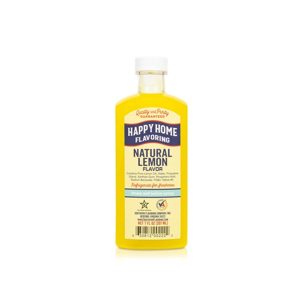 Happy Home Natural Lemon Flavouring 207ml